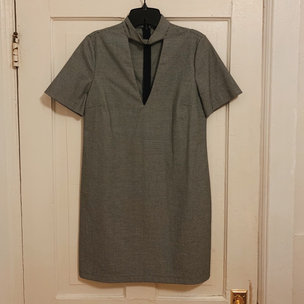 Zara Shift Black & White dress